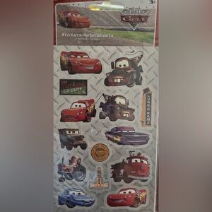 Disney Cars Stickers by Sandy Lion Designs Pixar / Cars, NWT